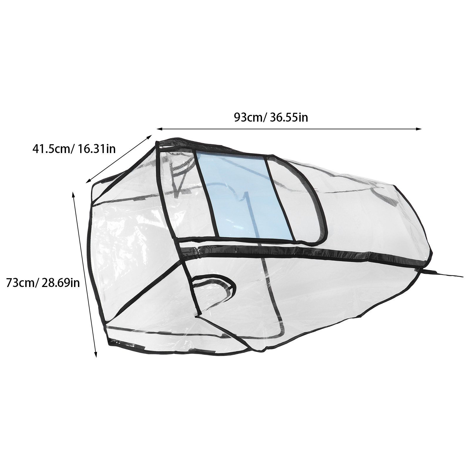 Clear Stroller Rain Cover Wate - огляд і ціна Stroller Rain Cover