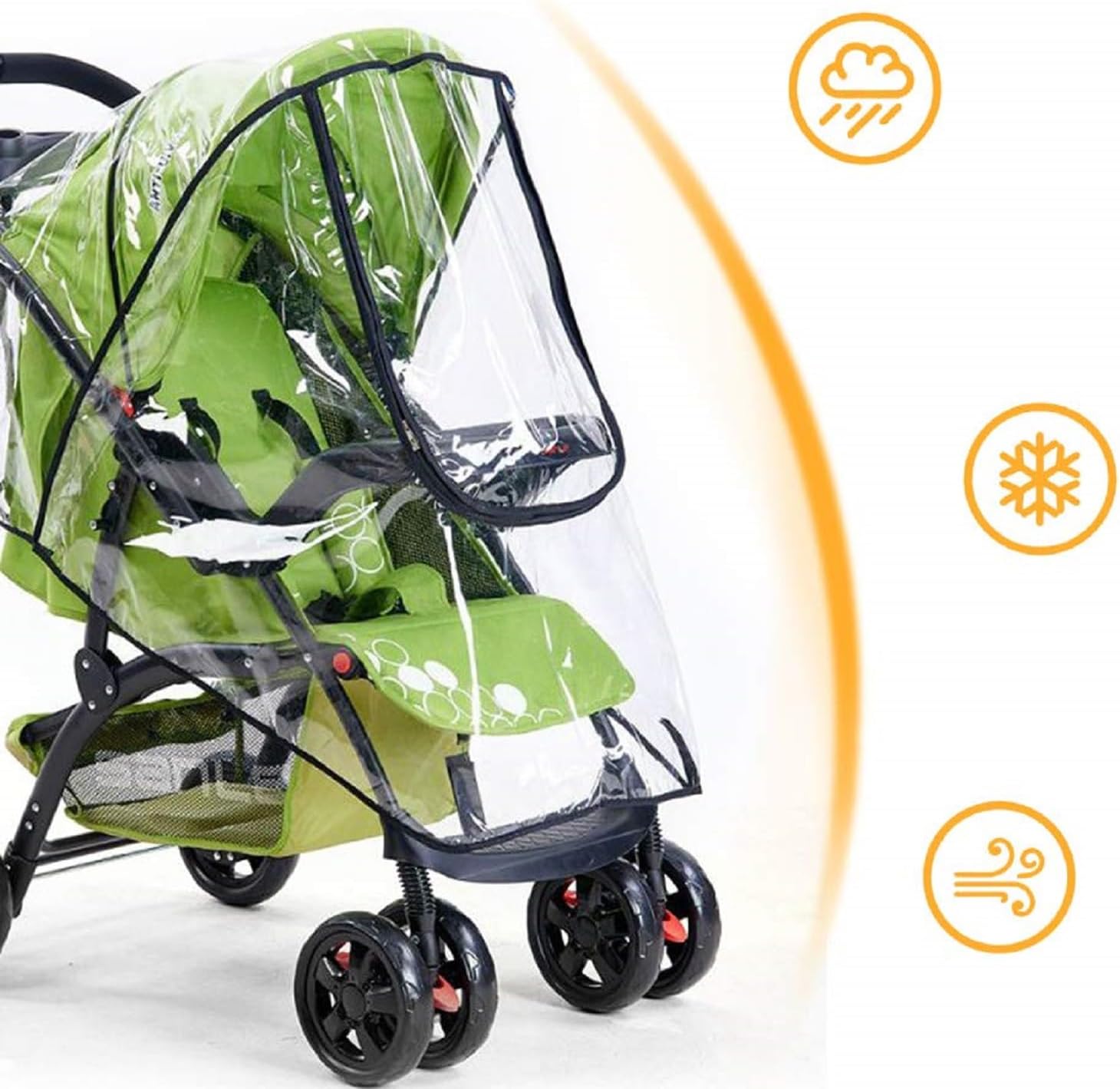 Baby Stroller Rain Cover, Univ - огляд і ціна Stroller Rain Cover