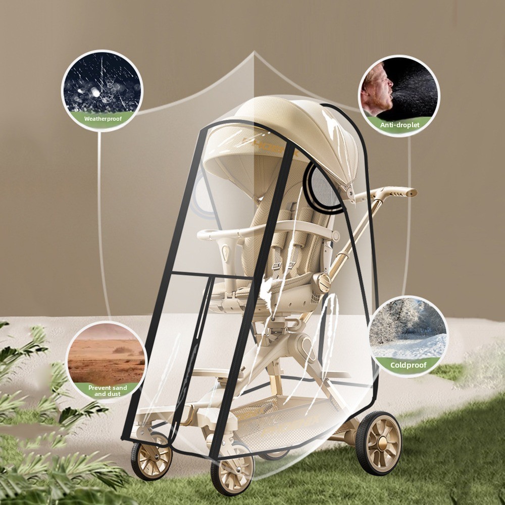 Transparent Baby Strollers Rai - огляд і ціна Stroller Rain Cover