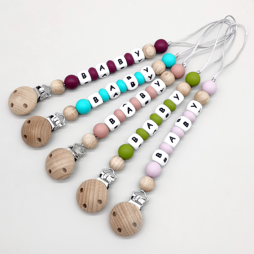 Custom Name Pacifier Clips Cha - огляд і ціна Baby Products To Gift