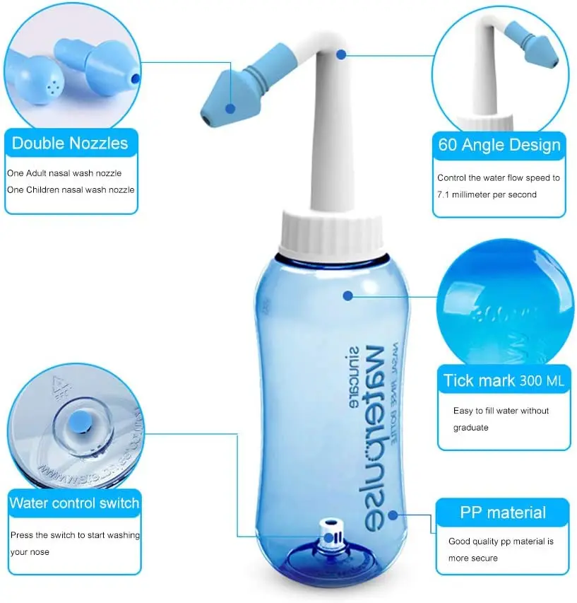 300ml/500ml Nasal Irrigator fo - огляд і ціна Baby Nose Cleaner