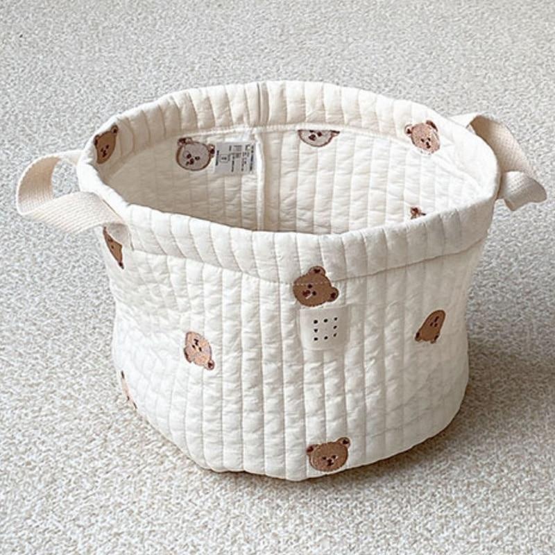 Cute Bear Embroidery Diaper Ba - огляд і ціна Baby Products Basket