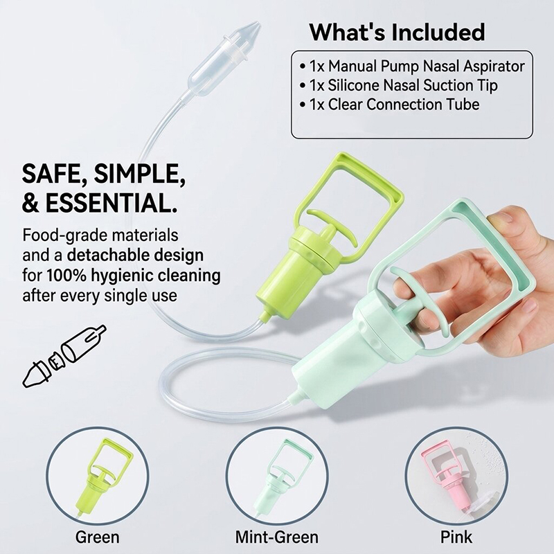 Powerful Hand Pump Baby Nasal  - огляд і ціна Baby Nose Cleaner